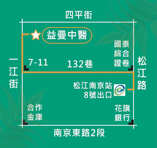 益曼中醫 - 捷運松江南京8號出口